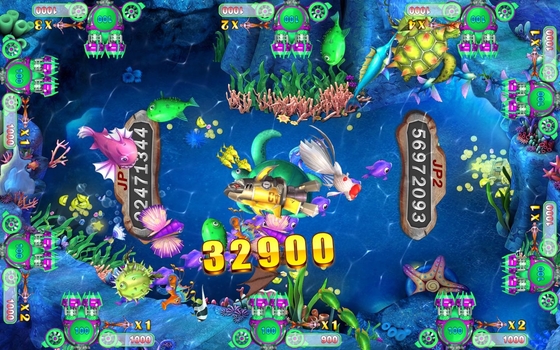 Fishing Master High Quality 3/4/6/8/10 Players  Arcade Fish Shooting Games  Hunter Skilled Game Board Kits