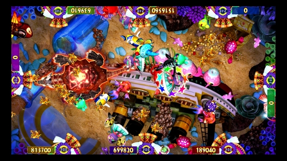 Newest 3/4/6/8/10 Players Fish Games Vgame Fishing Beauty Mother Board  Machine Software Kits For Sale