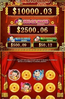 Duofu Slot Game Board Customized Color Cabinet  Gaming Software Table Arcade Skilled  Table  Machine