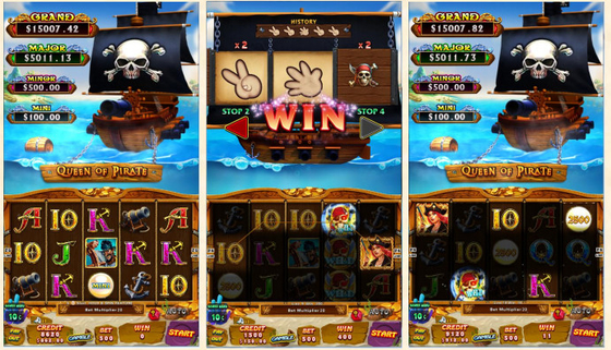 Queen Of Pirate Fire Link Slot Game Skilled Arcade Slot Machines