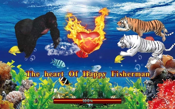 Fisherman High Holding Fish Table Machine Skilled Metal 