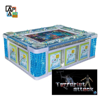 Terrorist Attack USA Fish Shooting Game Adjustable Holding Fishing Game Machine