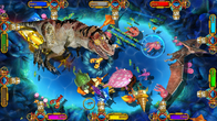 Jurassic World Arcade Fish Shooting Games 8P Casino Entertainment Game Machine