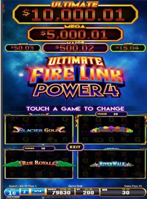 Coin Operated Ultimate Fire Link Slot Machine Board Software Kits