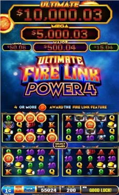 Coin Operated Ultimate Fire Link Slot Machine Board Software Kits