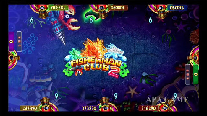 Fisherman Club 2 Arcade Fish Shooting Games Machine 4P, 6P, 8P, 10P Players