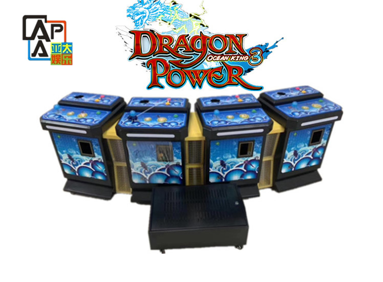 4 Seats Fish Table Arcade Game Machine Dragon Power IGS Game Board