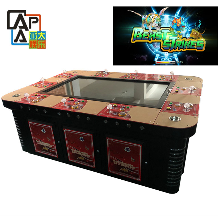 2021 New Game 3/4/6/8/10 Players Hunter Arcade Fishing Tables  Machine Beast Strikes For Sale