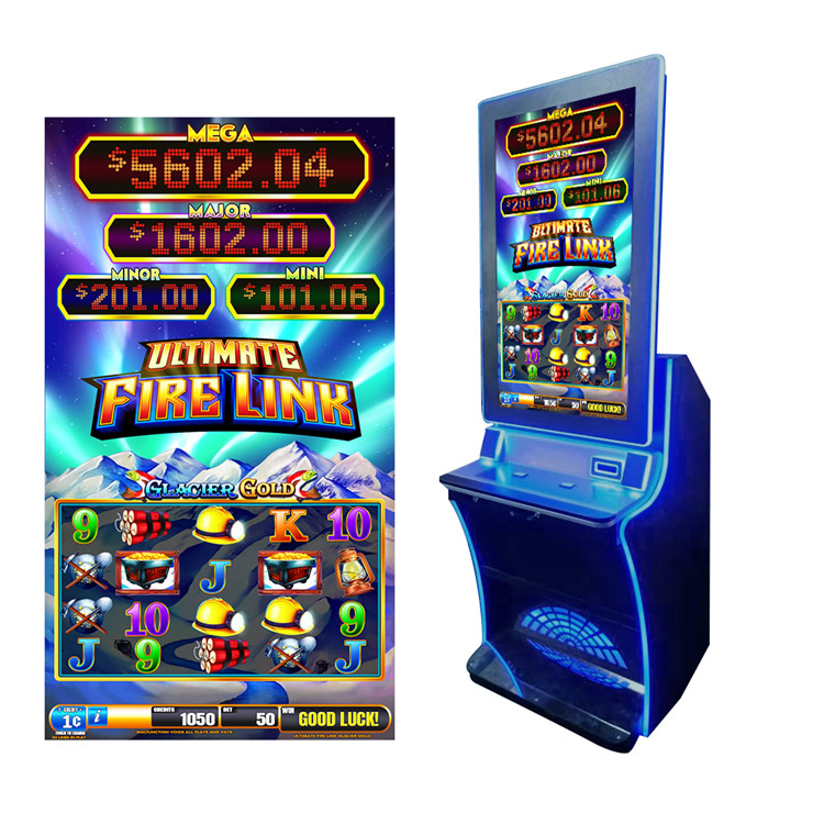 Fire Link Glacier Gold Arcade Skilled  Table Slot Game Board Machine For Sale