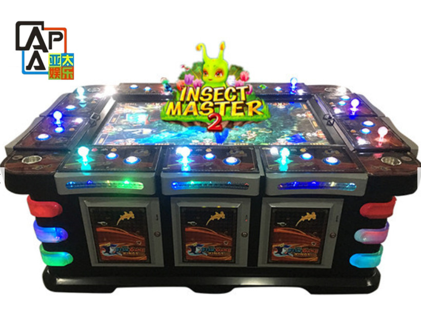 Arcade Vgame Insect Master 2 Fire Fishing up  Video Fish Game Table  Games Machine for Sale