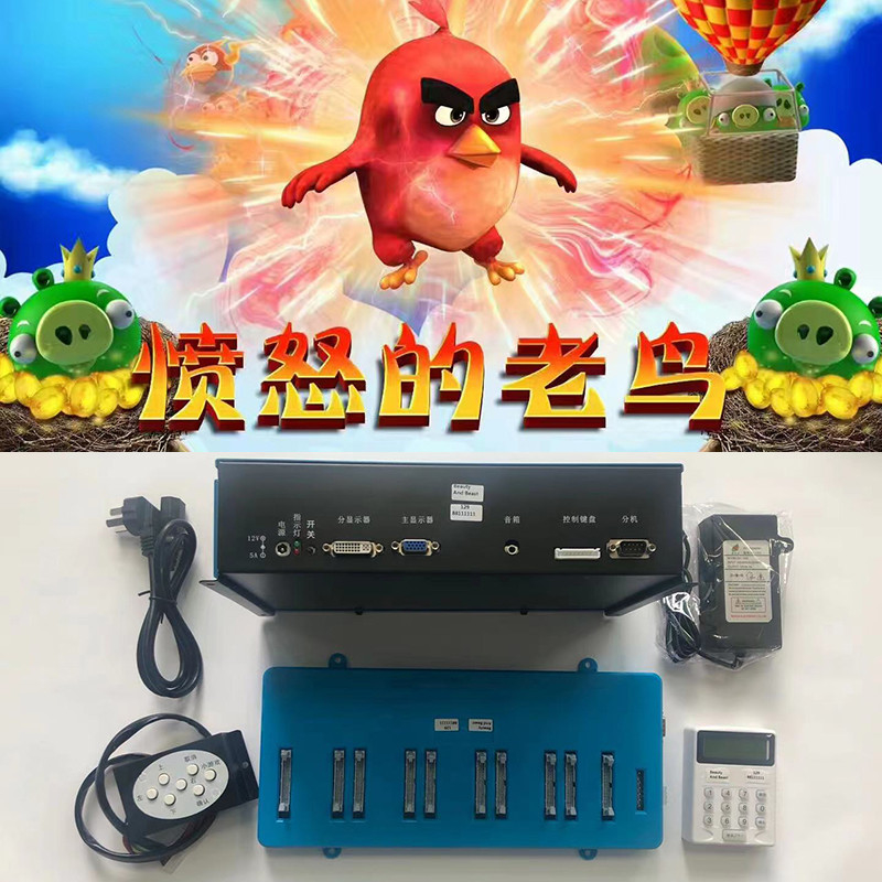 Popular Fury Bird Coin Operated Games High Profitability Fish Game Table Arcade Machine Game Board