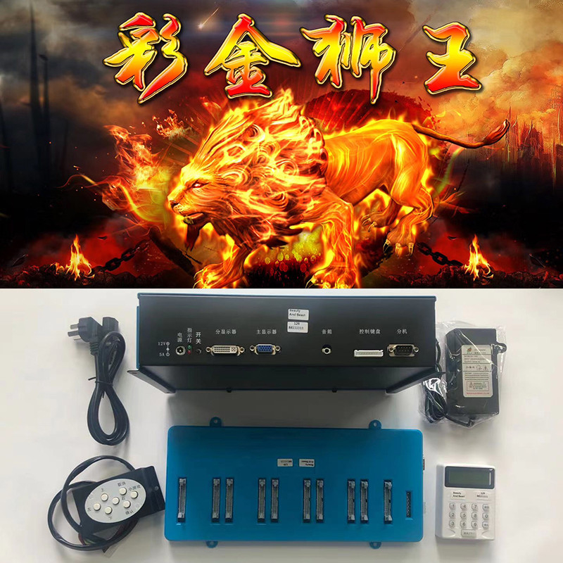 Arcade Games Machines Fire Lion King Fish Game Table Fishing Hunter Gambling Arcade Machine Coin Operated Games Software