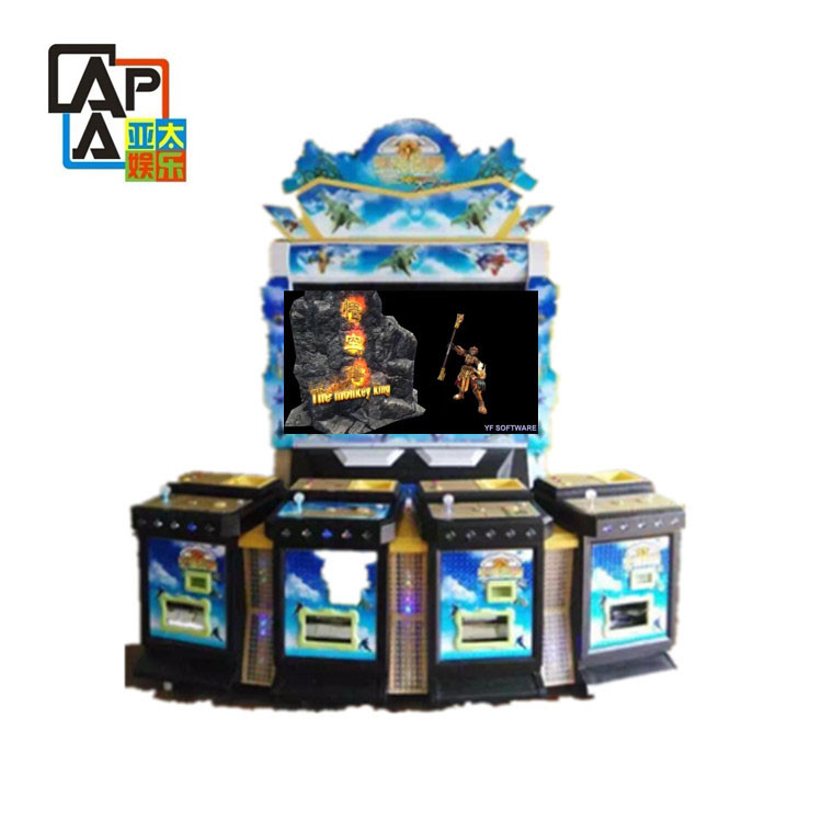 Arcade Fish Game Board The Monkey King 4 Players Fishing Hunter Video Game Table Machine Cabinet For Sale