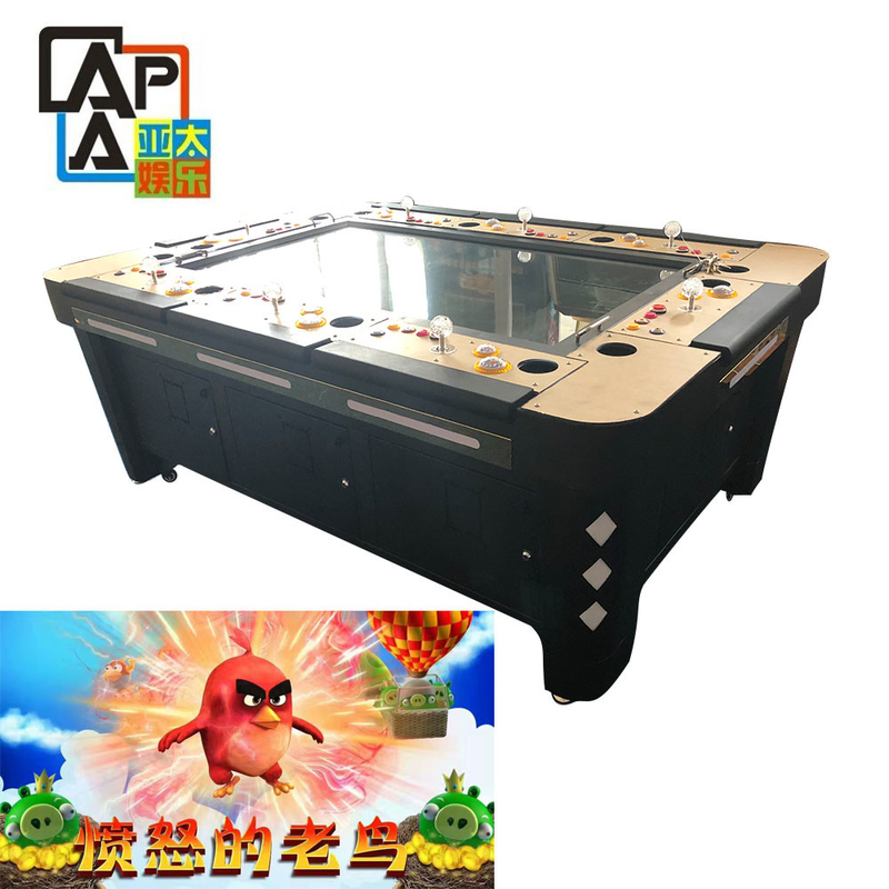 3/4/6/8/10 Players Fish Game Cabinet Interested New Software Fury Bird Fishing Games Table Gambling Machine For Sale