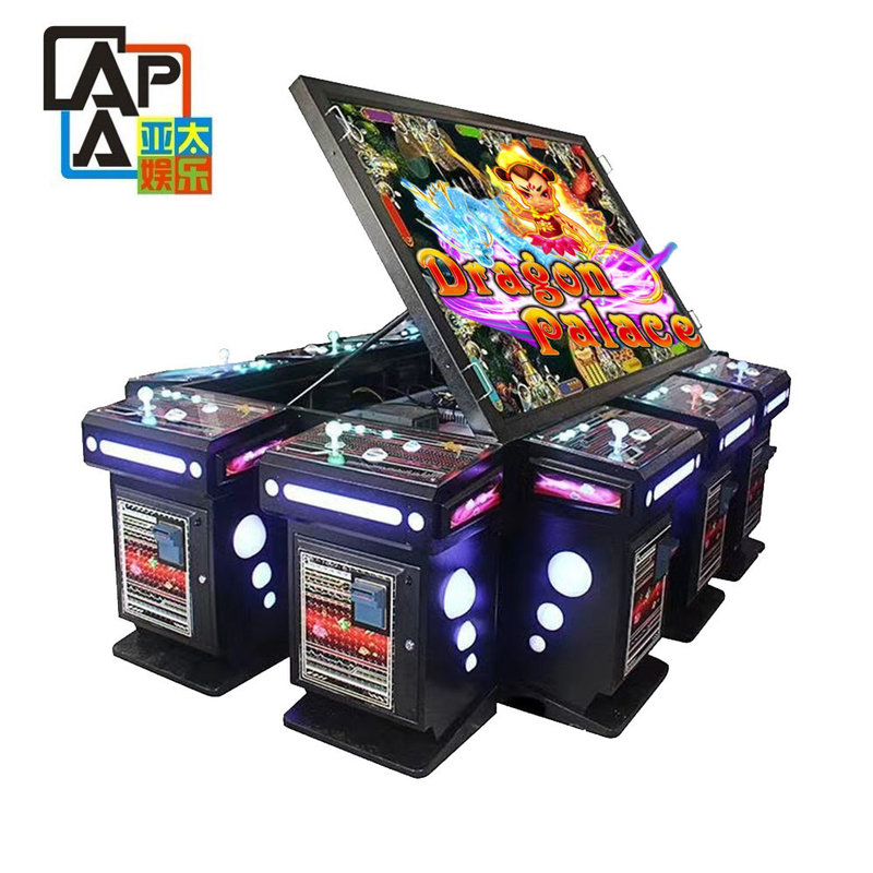 Vgame Dragon Palace Hot Sale Fish Gaming Arcade 3/4/6/8/10 Players Metal Game Table Machine Console