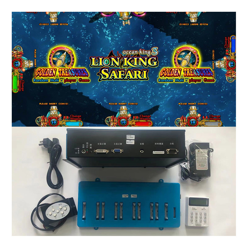 Lion King Safari Fishing Machine Arcade Fish Shooting Game Board Software Kits For Casino Gaming Table