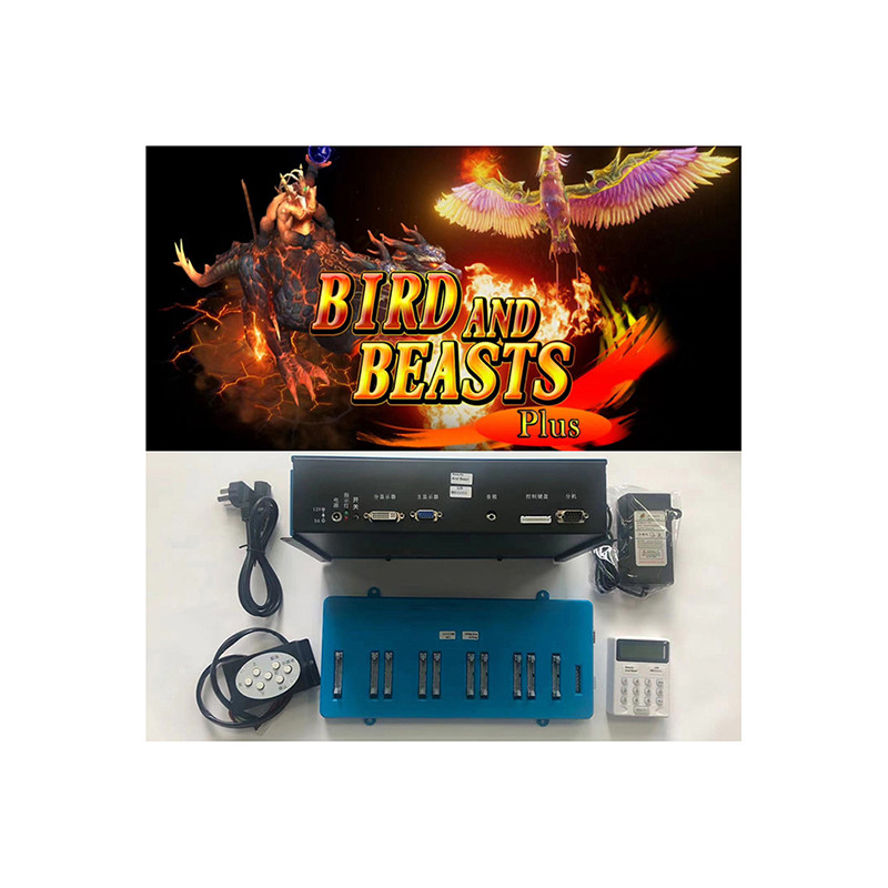 2021 Most Popular Fishing game Bird and Beast Plus   Arcade Fish Shooting Games Machine Software