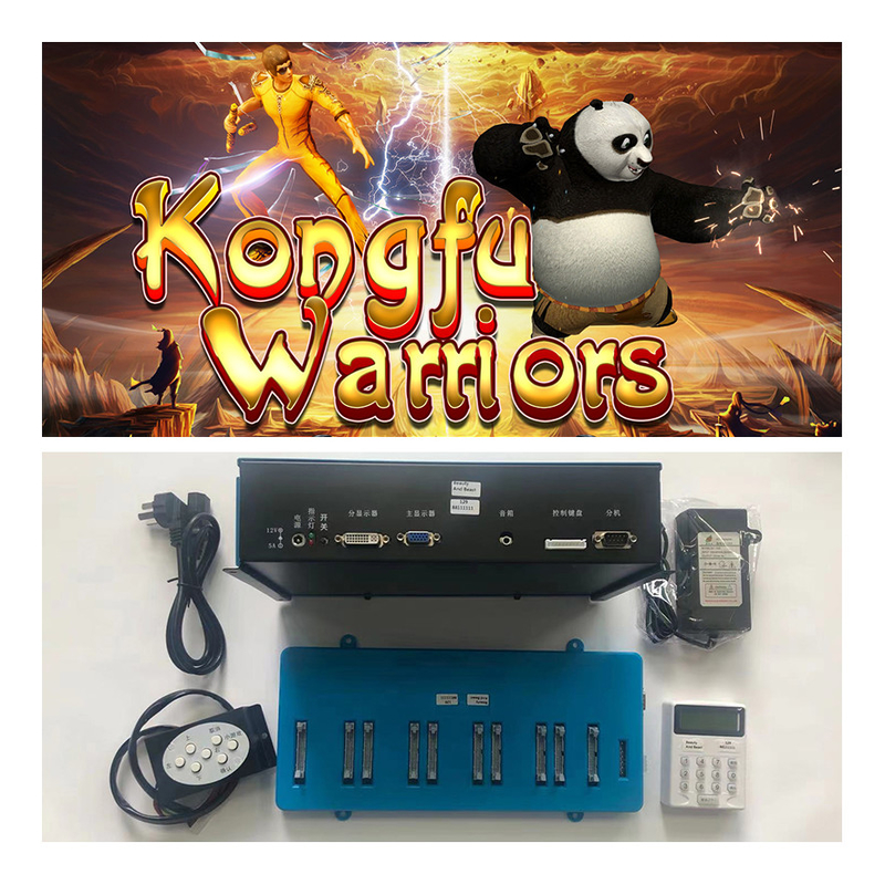 55/86/98 inch Monitor USA Casino Video Machine Kongfu Warriors Arcade Fish Shooting Hunter Games Board Kits