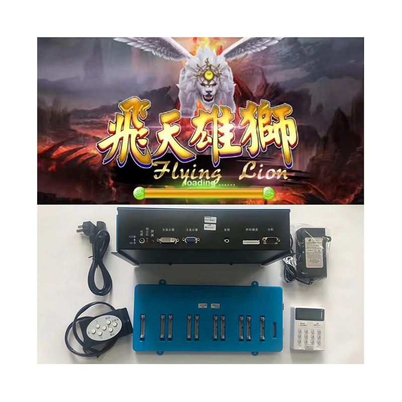 Flying Lion 55/86/98 inch Huge Monitor 3/4/6/8/10 Players Game Arcade Fish Shooting Games Hunter Gambling Mother Board