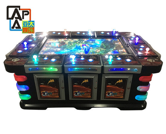 Easy Operate Fish Shooting Game Machine The Monkey King Against The Sky Coin Operated Gambling Casino Cabinet
