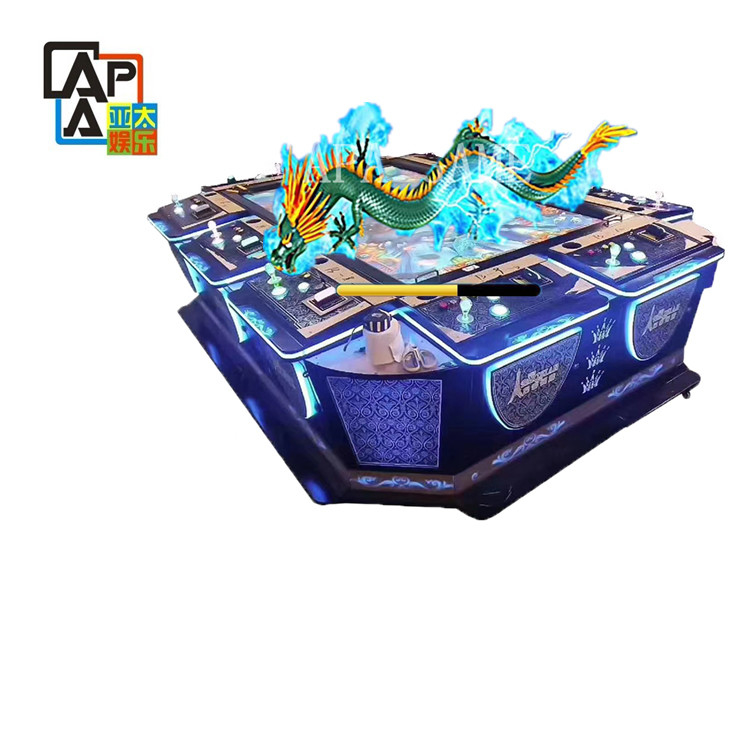 Fierce Dragon USA Arcade Skilled Fish Game Machine Fishing Hunter  Shooting Fish Game Table Cabinet For Sale