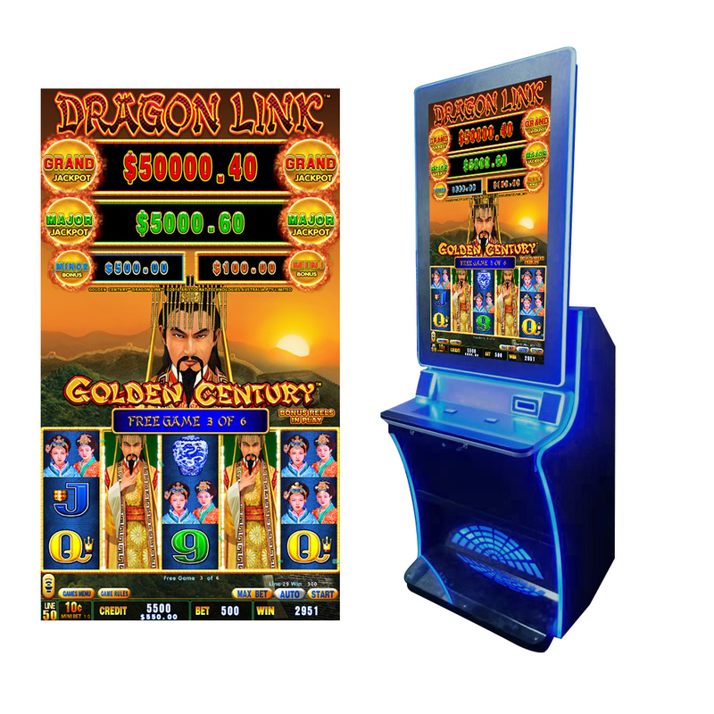 Dragon Link Golden Century 32/43 Inch Touch Screen Slot Gambling Casino Software Arcade Table Machine For Sale