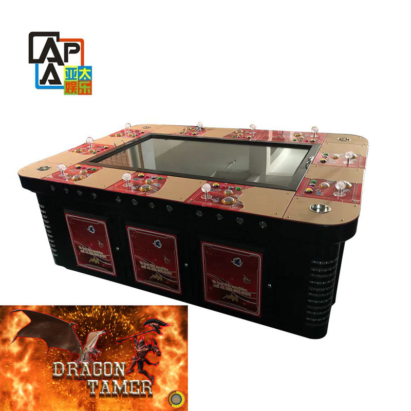 Dragon Tamer 8 Player Arcade Skill Fishing Game Machine With 85' Table