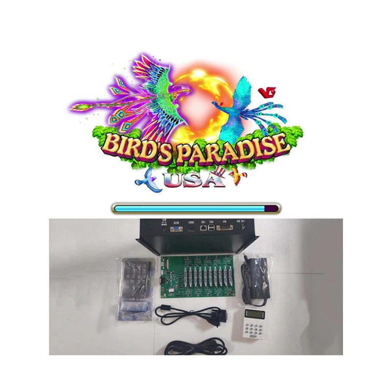 Birds Paradise Arcade Amusement Video Games Machine ​Fishing Hunter Game Board Kits