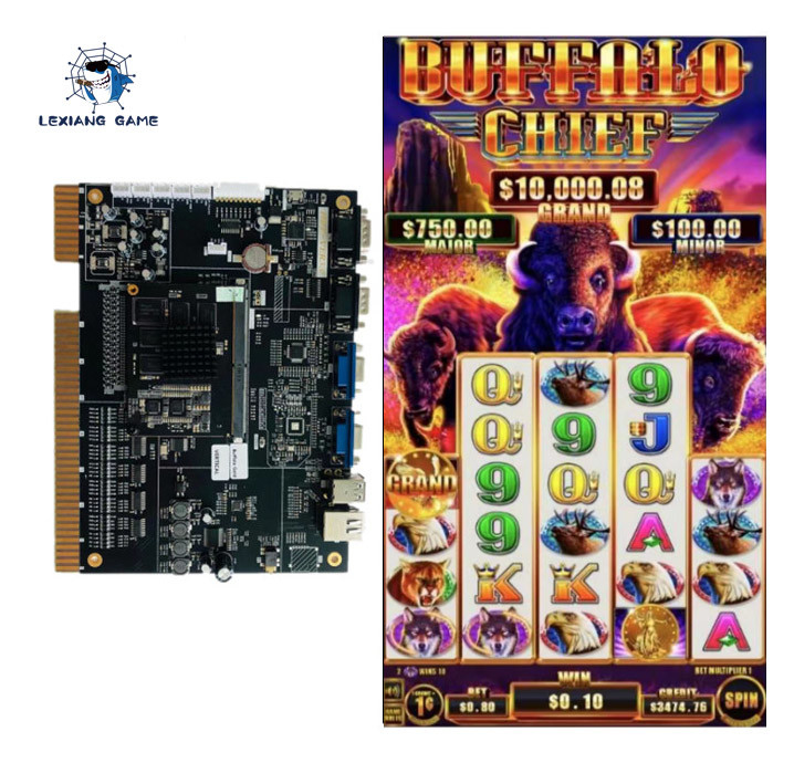 Ultimate Multi Buffalo Slot Machine Board Chief Casino Table 43&quot; Screen