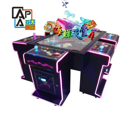 4 Player Fish Table Machine Seafood Paradise Insect Arcade Fishing ...