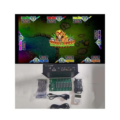 Coin Operated Lottery Shooting Game Arcade Machine Lion King